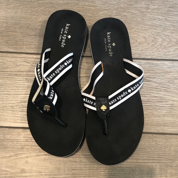 kate spade Shoes - Kate Spade Black and White Sandals